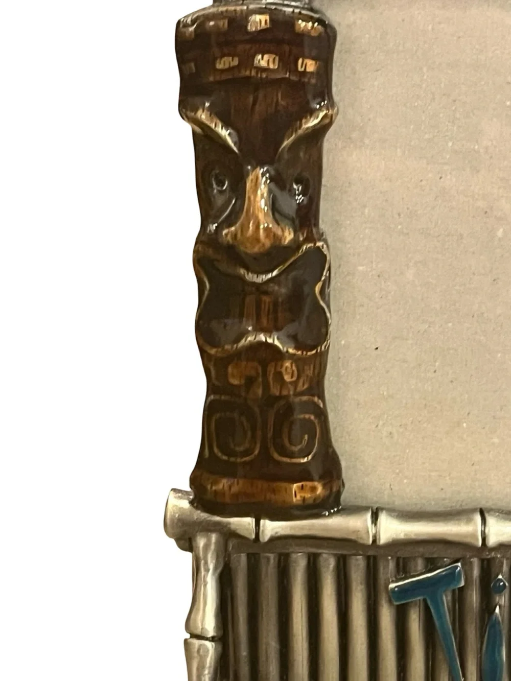 Tiki Bar Metal Picture Frame